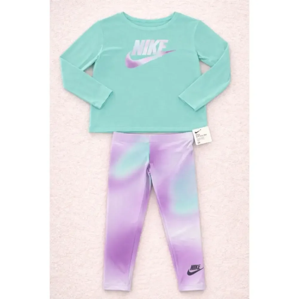 Girls Nike Size 6x Long Sleeve & Legging Set NWT - Picture 1 of 1